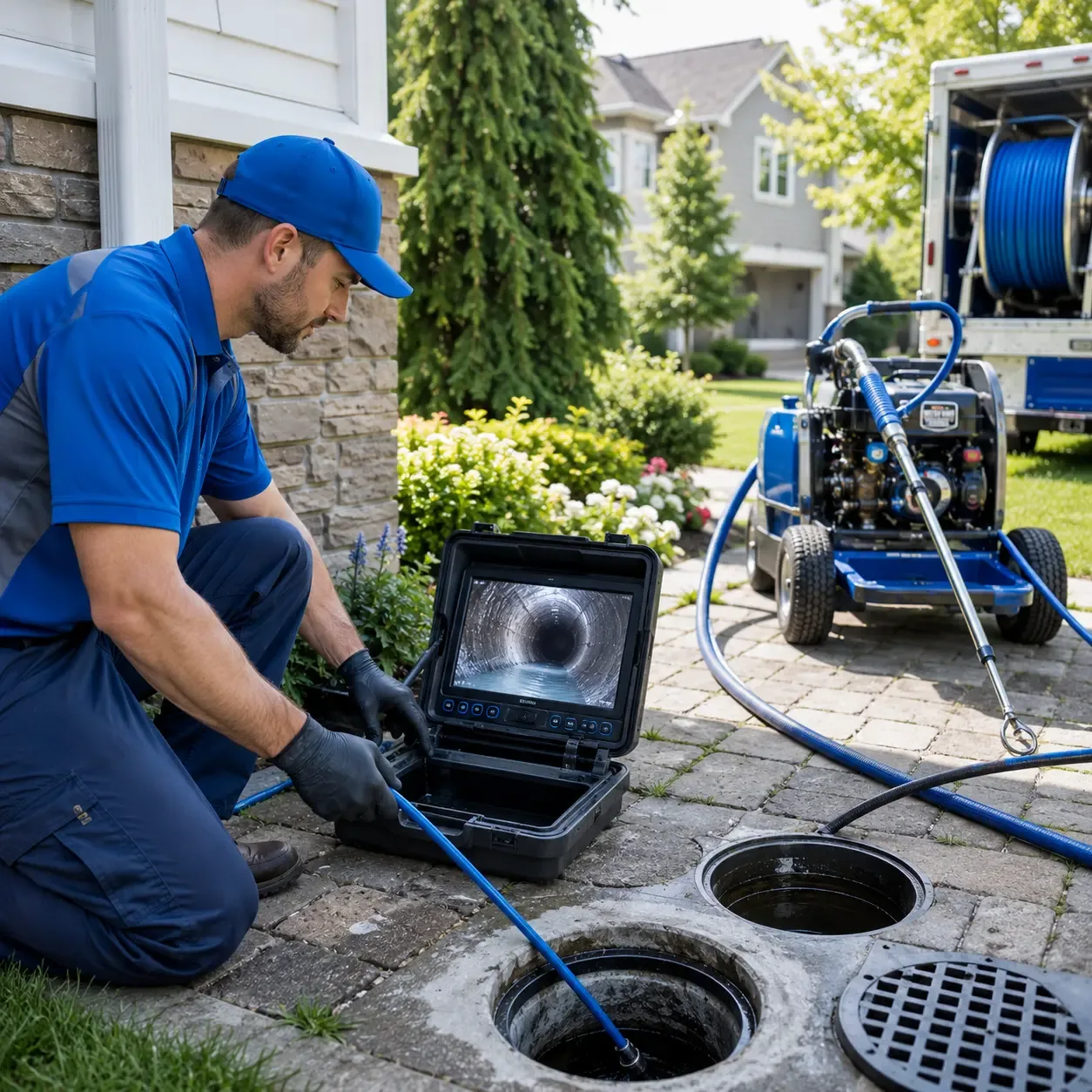 Outdoor drain cleaning professionals serving Weidman, MI