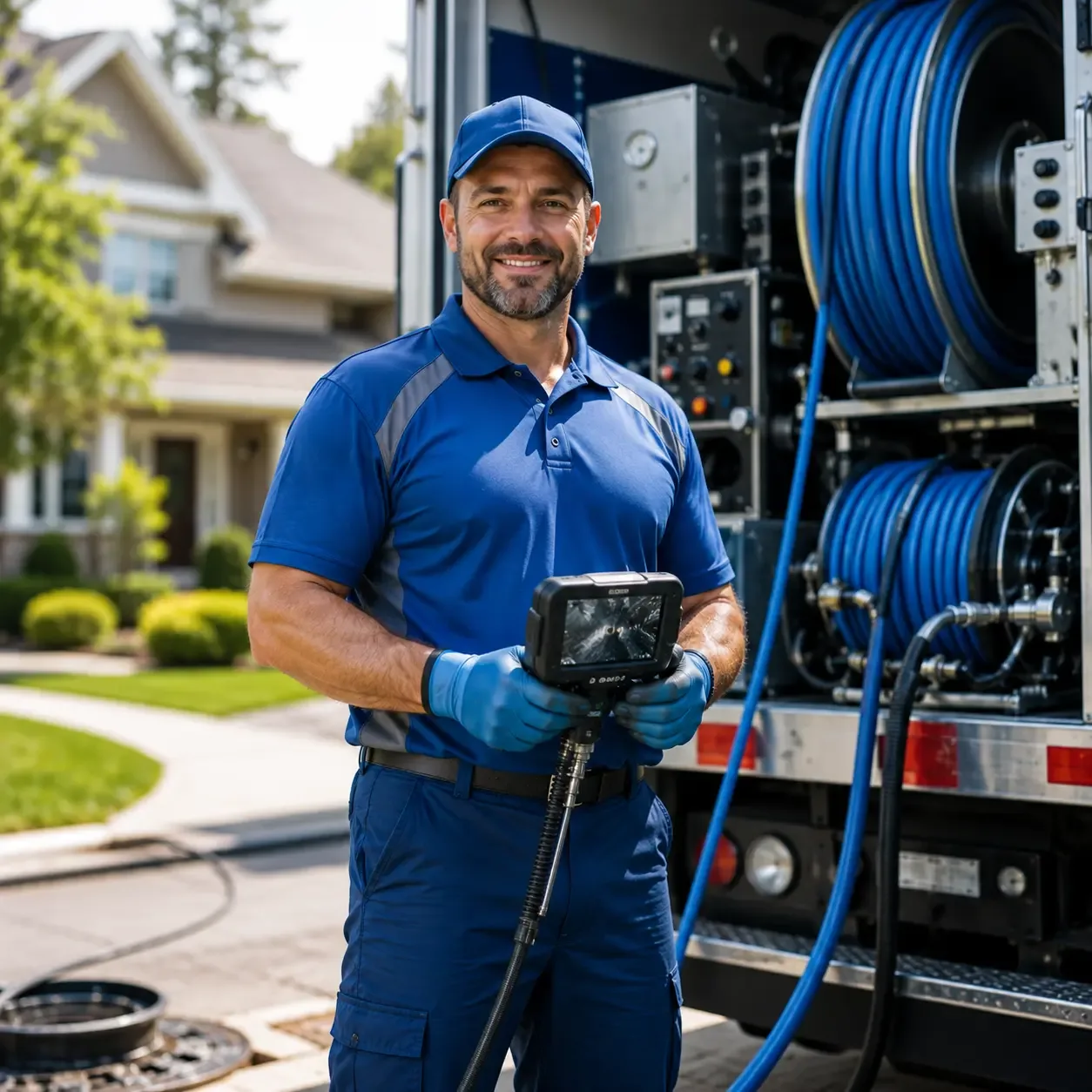 Local outdoor drain cleaning specialists in Weidman, MI